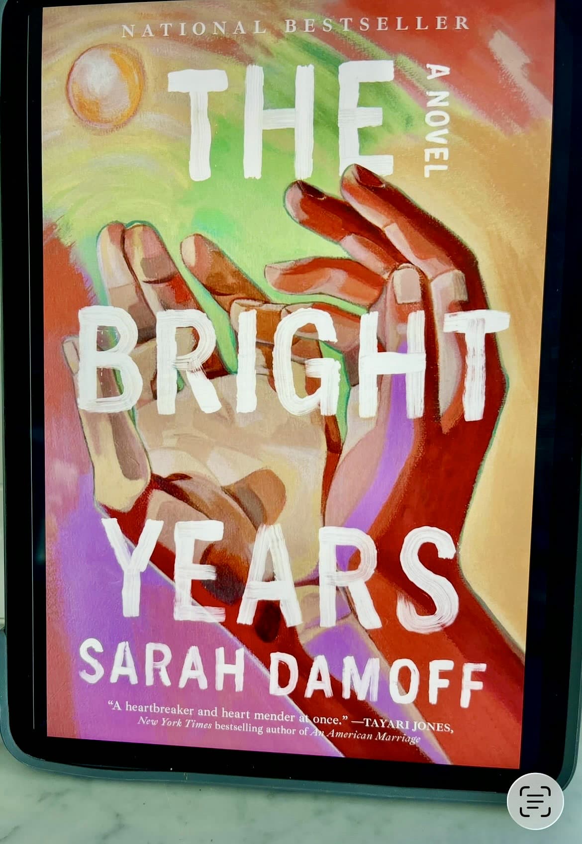 The Bright Years by Sarah Damoff on an e-reader